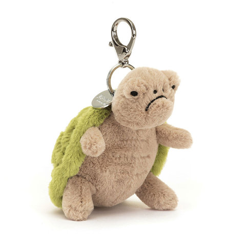 Teddy Bear n Doll - Jelly Cat Timmy Turtle Bag Charm - TJ1227A1 Photo